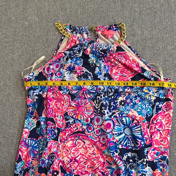 LILLY PULITZER Bingham Midi Dress High Tide In Turtle Amazement - Picture 4 of 6